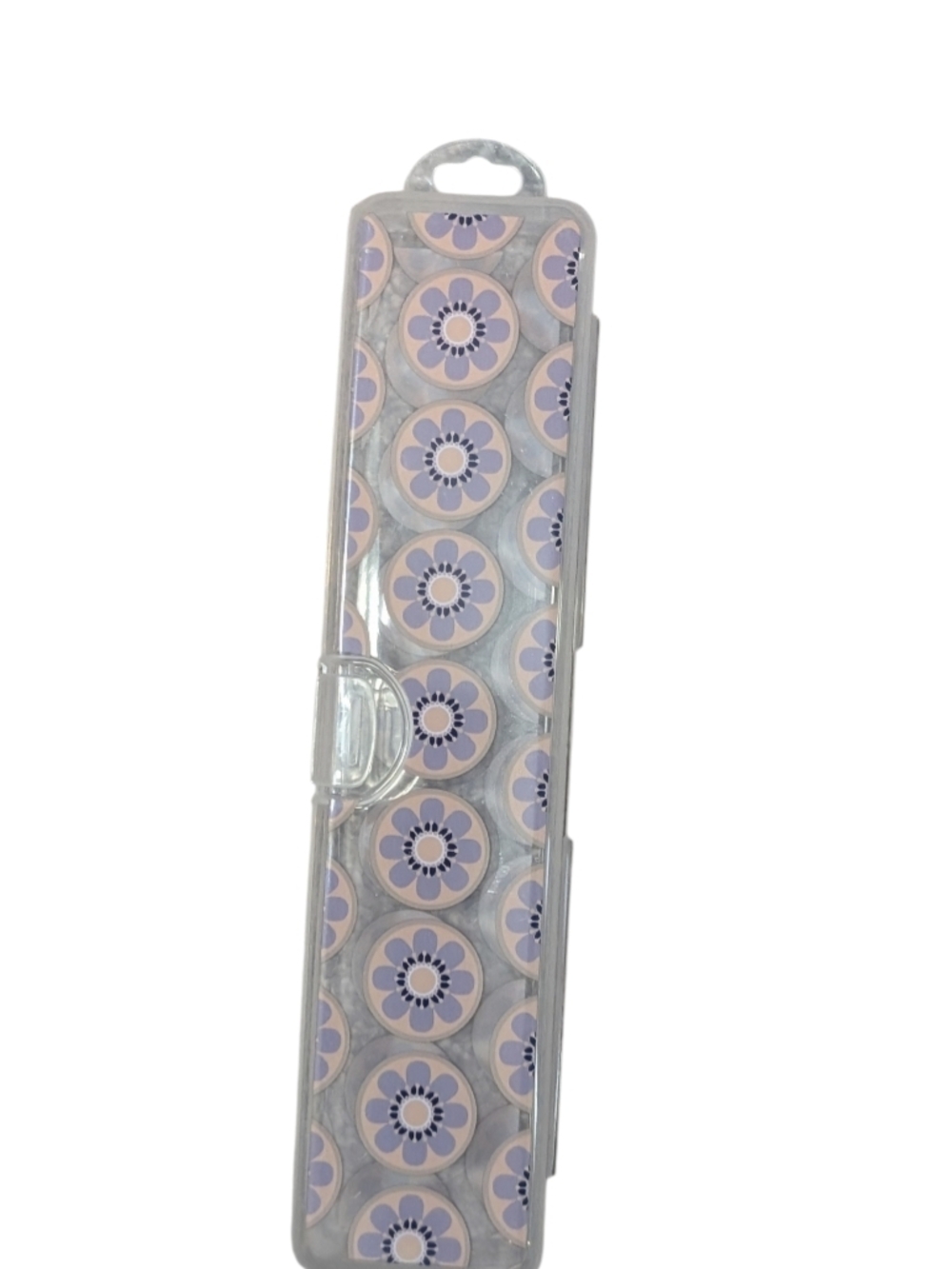 4-Pack Makeup Brush Set in Lavender and Silver - Picture 4 of 4